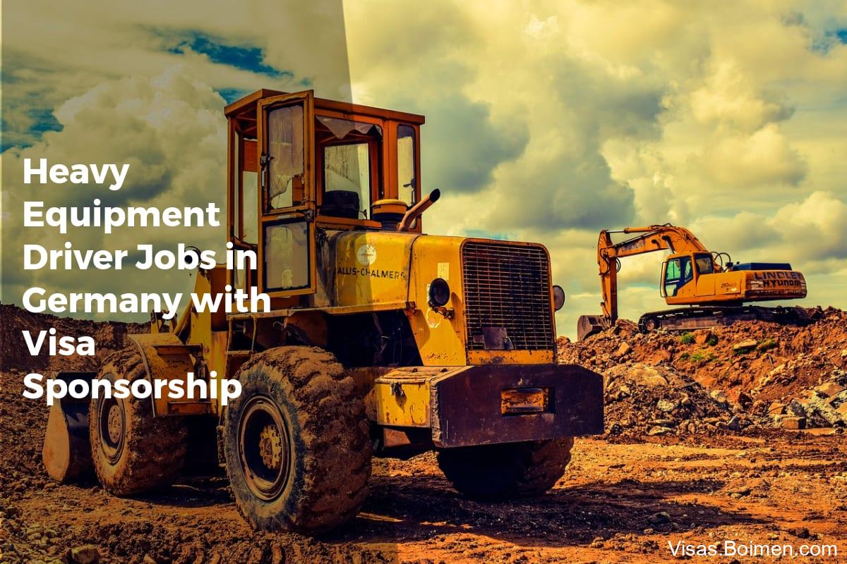 Heavy Equipment Driver Jobs in Germany with Visa Sponsorship - APPLY WORK VISA